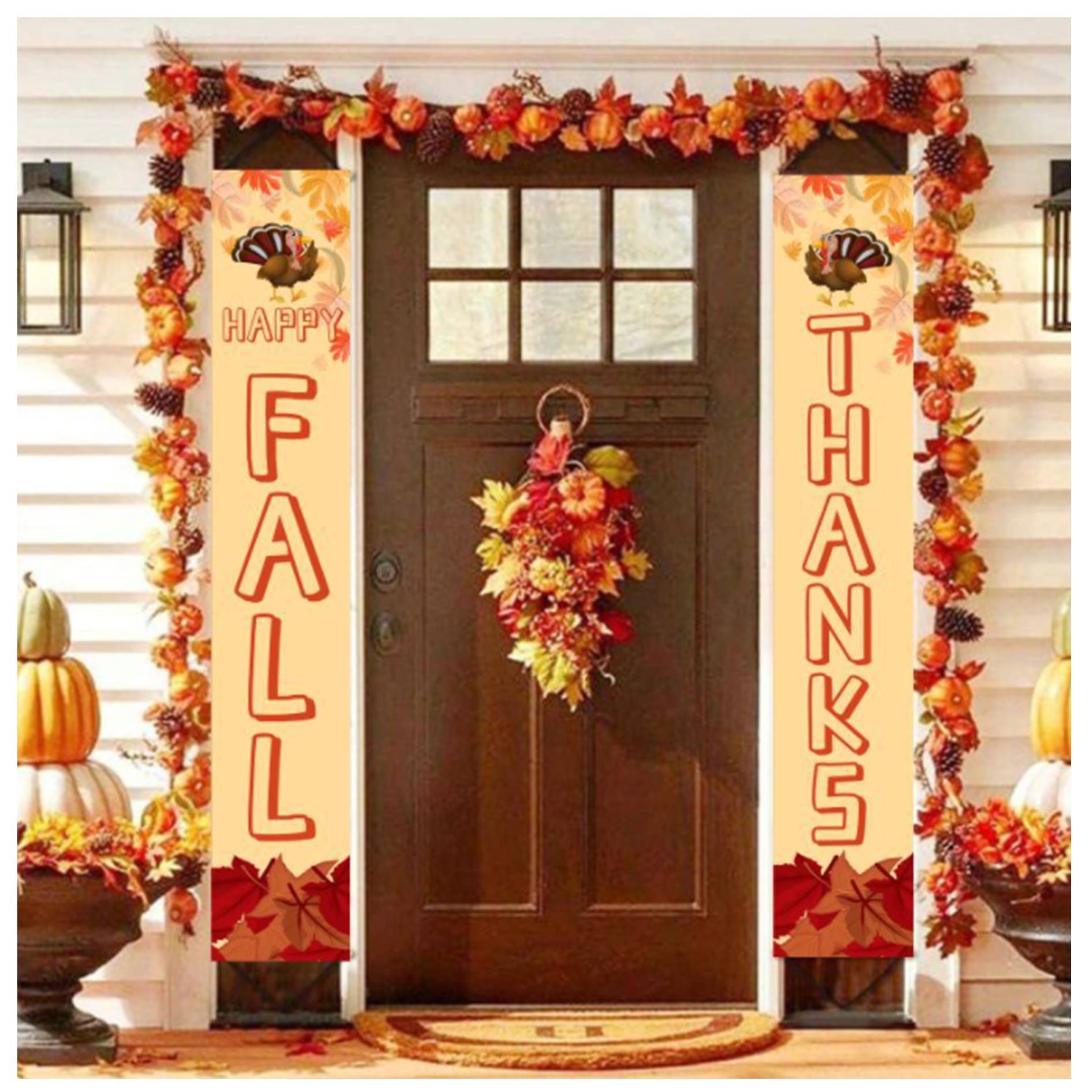 Custom Fall Banner Decoration Couplet 1