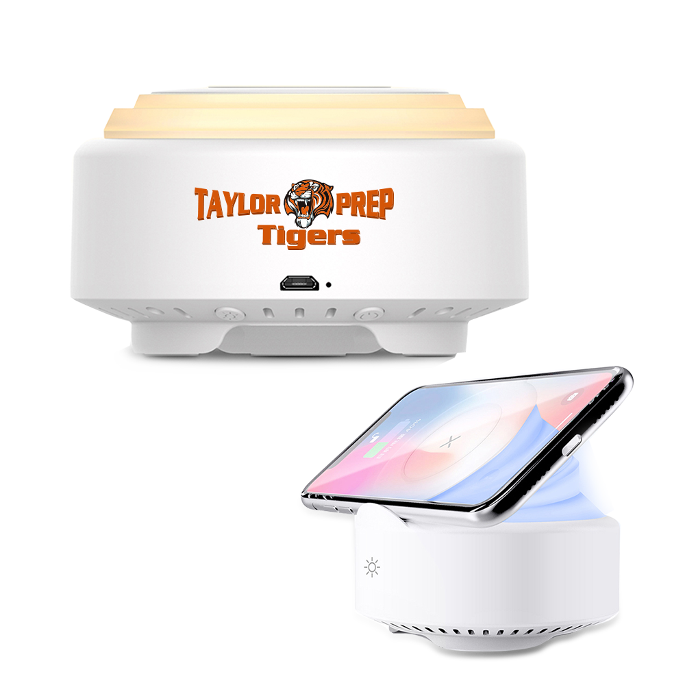 Selene Night Light Bluetooth Speaker with Wireless Charger 2