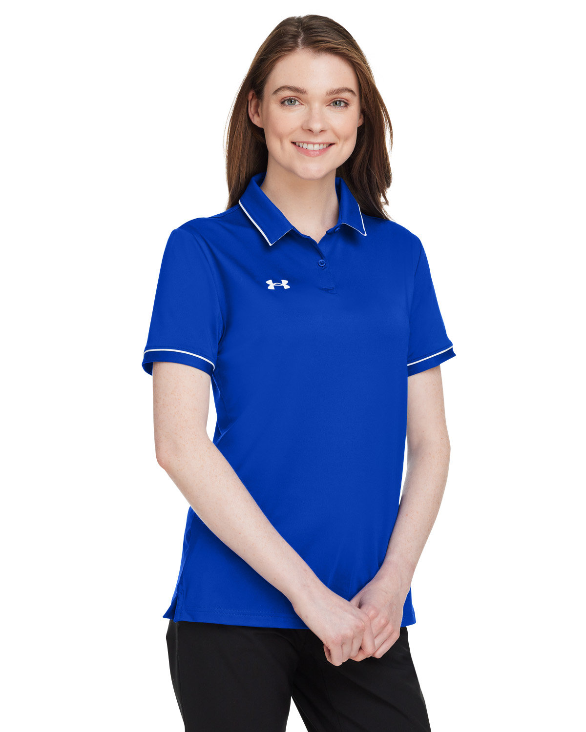Ladies' Tipped Teams Performance Polo