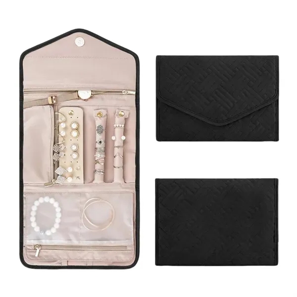 Travel Jewelry Roll - Compact Organizer for Storage 8