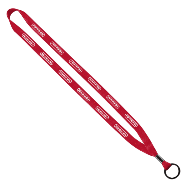 1/2" Polyester Lanyard with Metal Crimp & Split-Ring 6