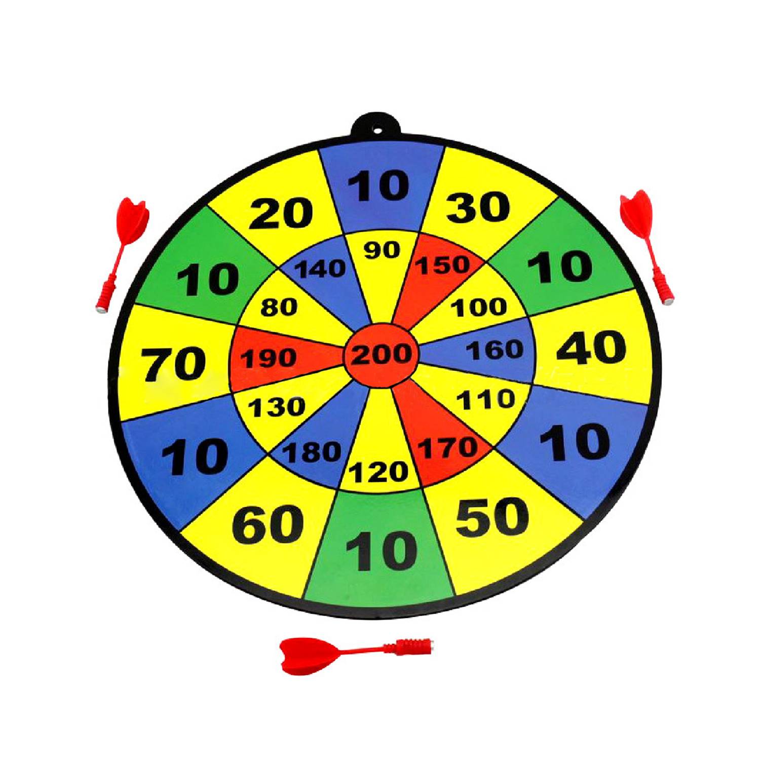 Custom Black EVA Magnetic Dartboard with Three Heads 4
