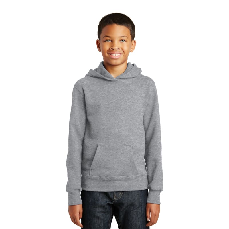Port & Company Youth Fan Favorite Fleece Pullover Hooded Sweatshirt. 33