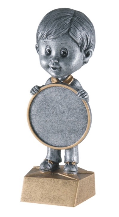 2" Insert Holder, Male Bobble Head Figure 2