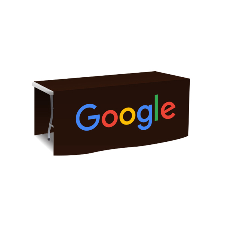 72 in. x 88 in. PolyKnit™ Table Drop (Full Color Logo) 59