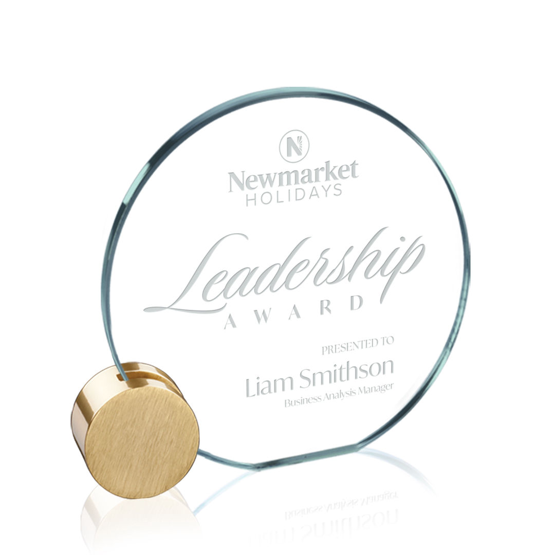 Verdunn Award - Jade/Gold Circle 6