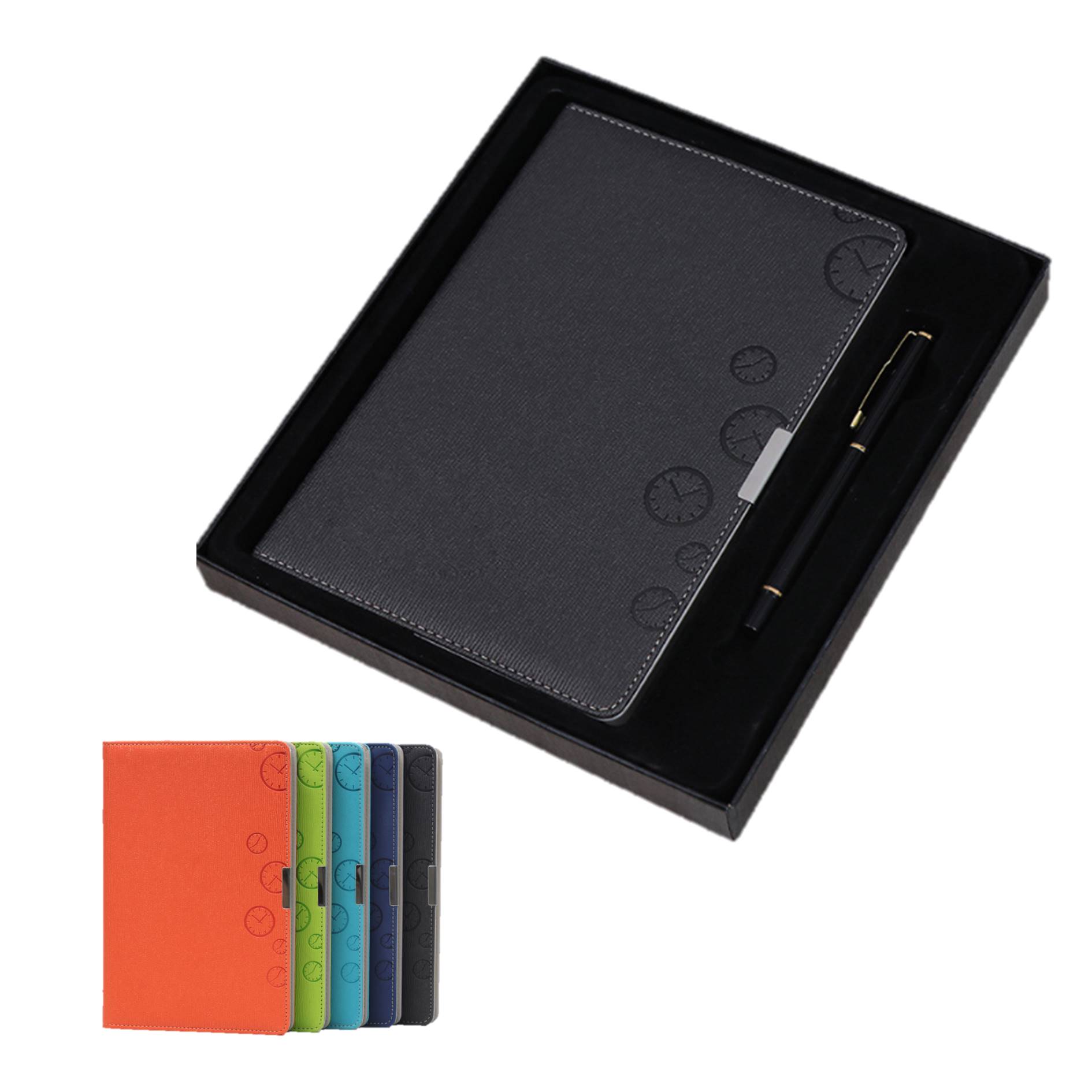 PU Leather Notebook With Pen Business Set 2