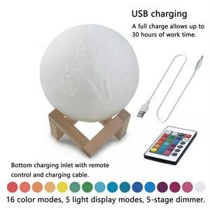 Moon Lamp Personalized Photo Customized with Picture Engrave 2