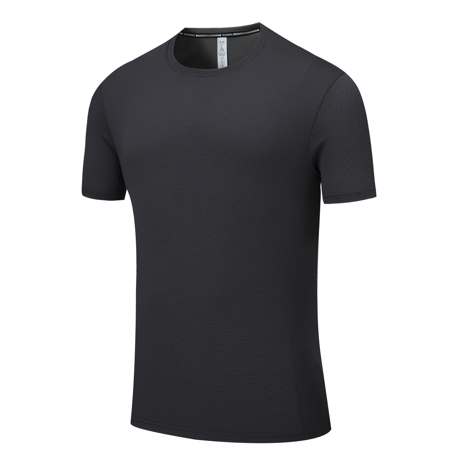 Men's Running Short Sleeve T-Shirt - Stock Style 18 7