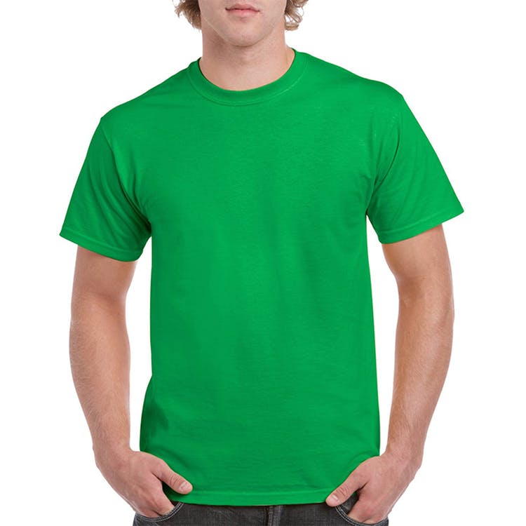 Gildan Cotton Men's T-Shirts Irish Green Medium 1