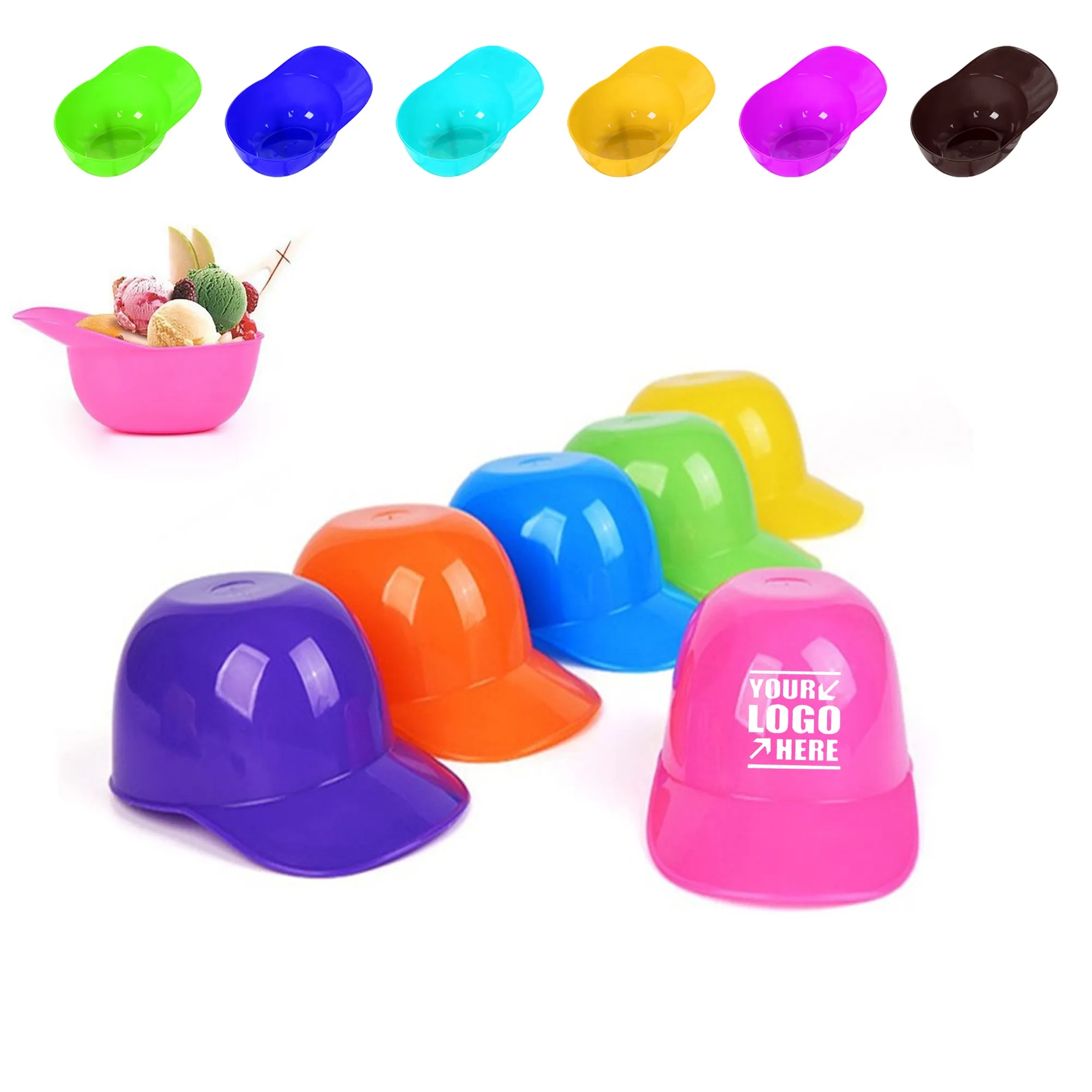Baseball Helmet Ice Cream Bowl 4