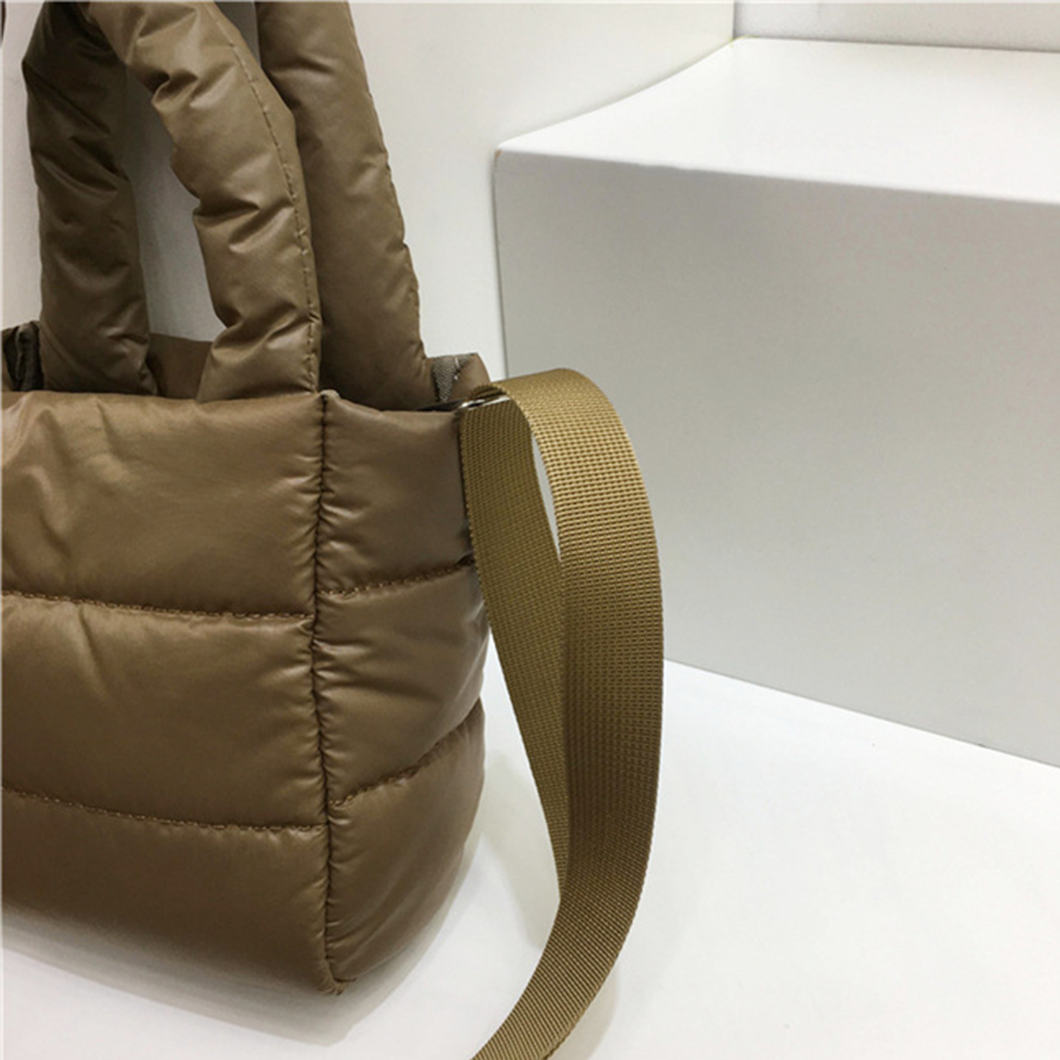 Mini Puffer Tote Light Padded Handbags cross-body bag 20
