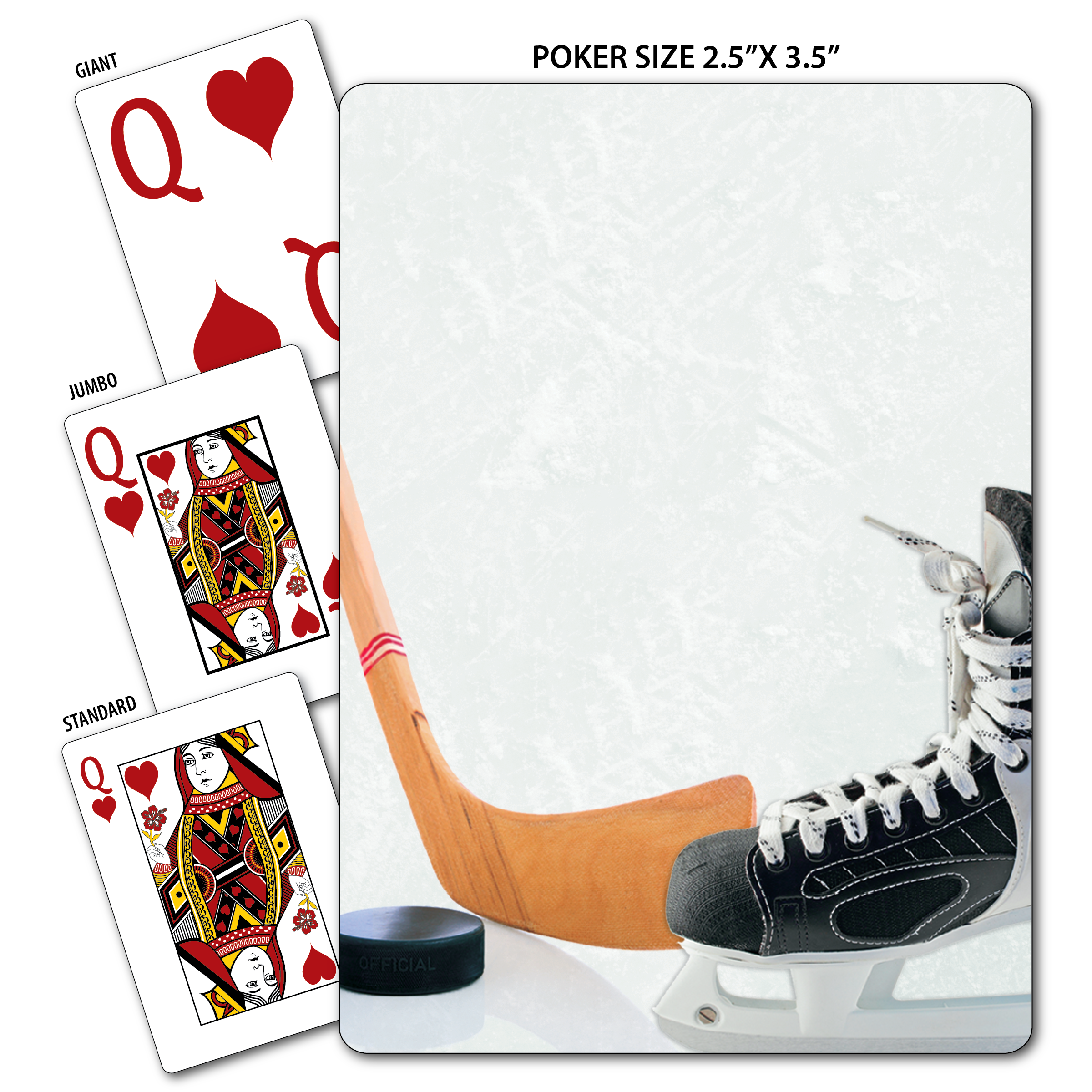 Hockey Theme Poker Size Playing Cards 4