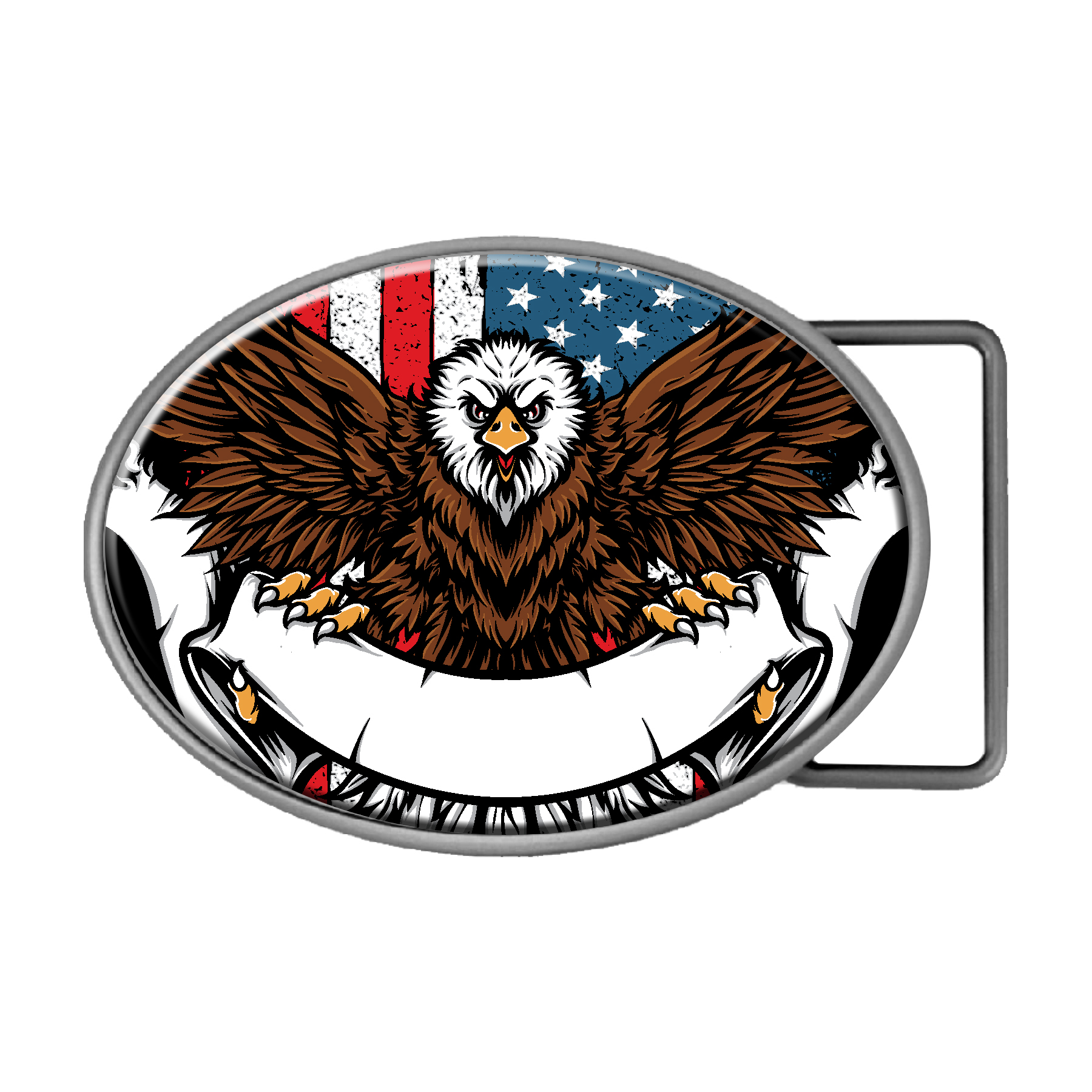 Digistock Belt Buckles: 3-3/4" W x 2-3/4" H Oval 3