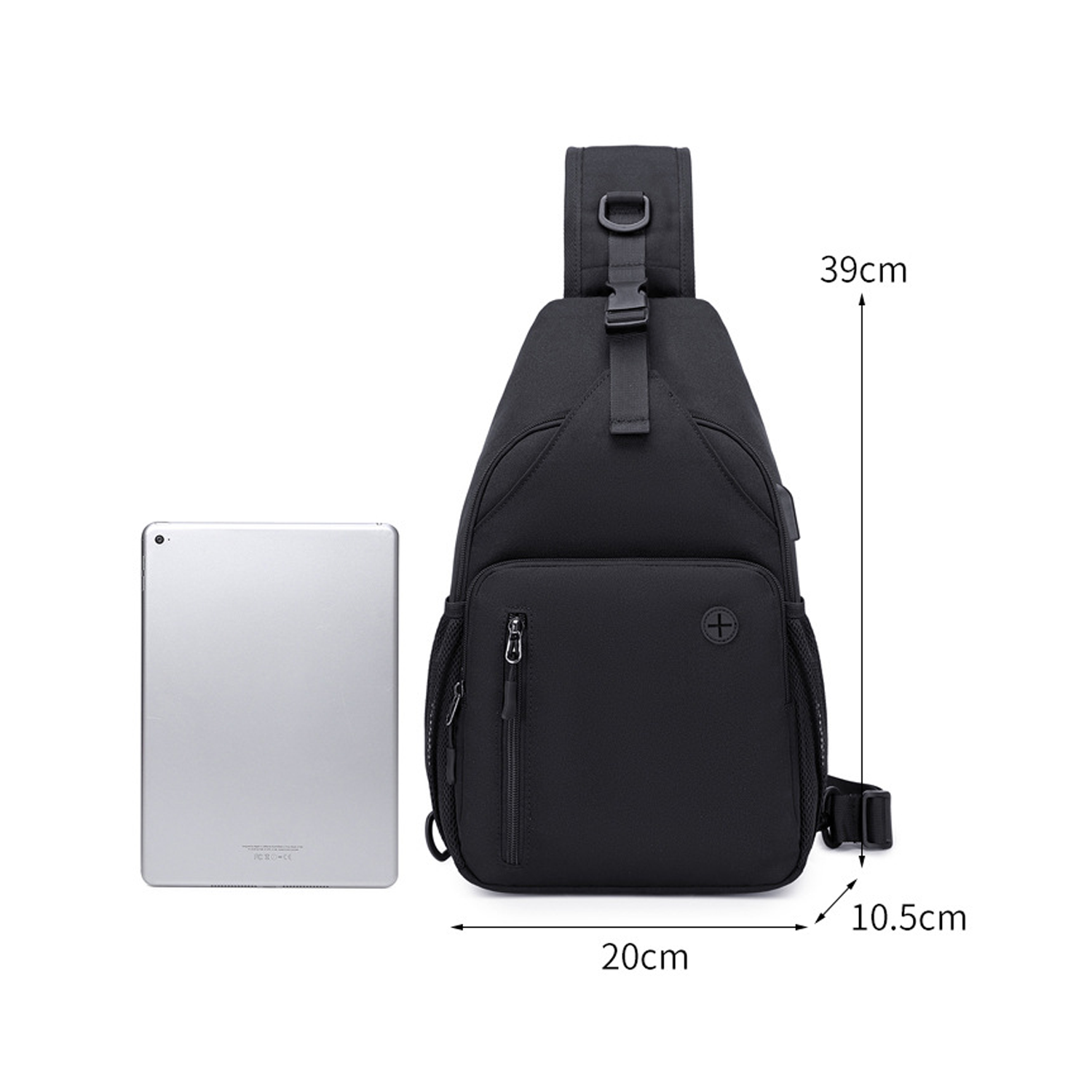 Chest Bag with Front Square Pocket 4