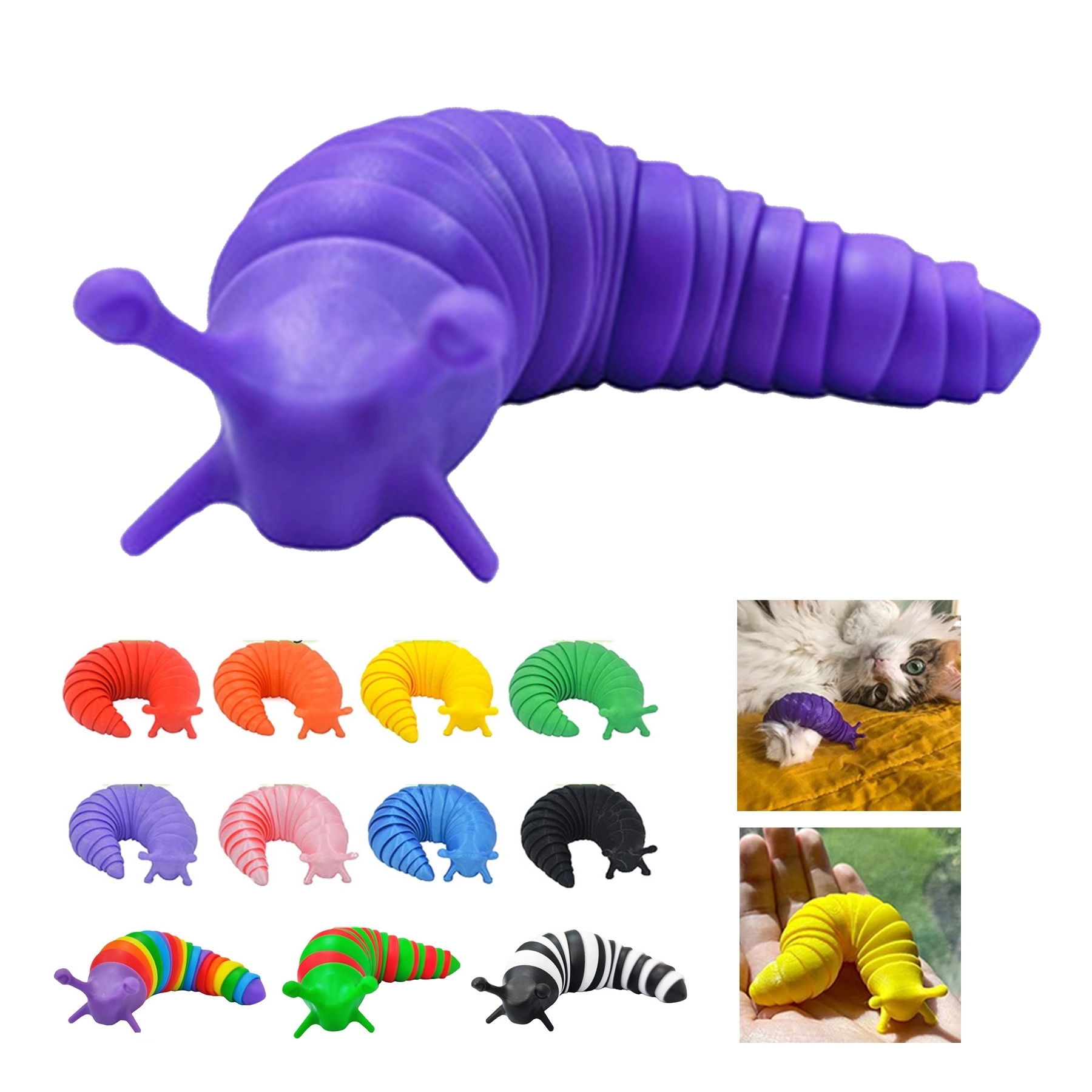 Fidget Slug Decompression Stem Toys 1