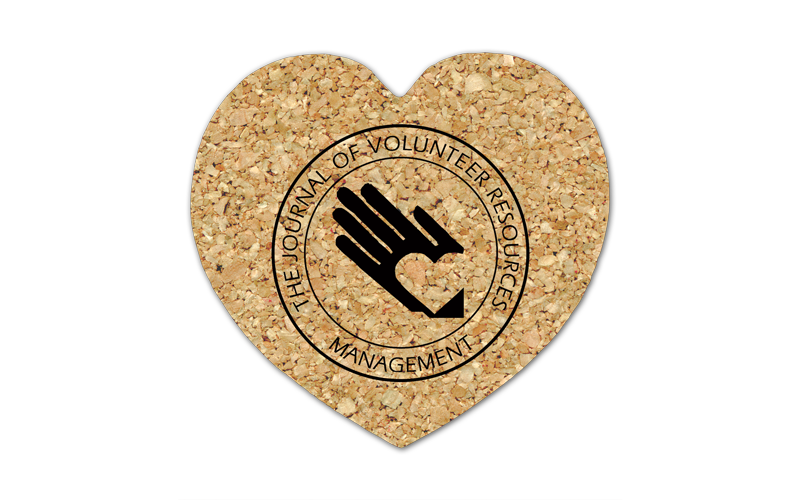 Heart Cork Coaster 5HT