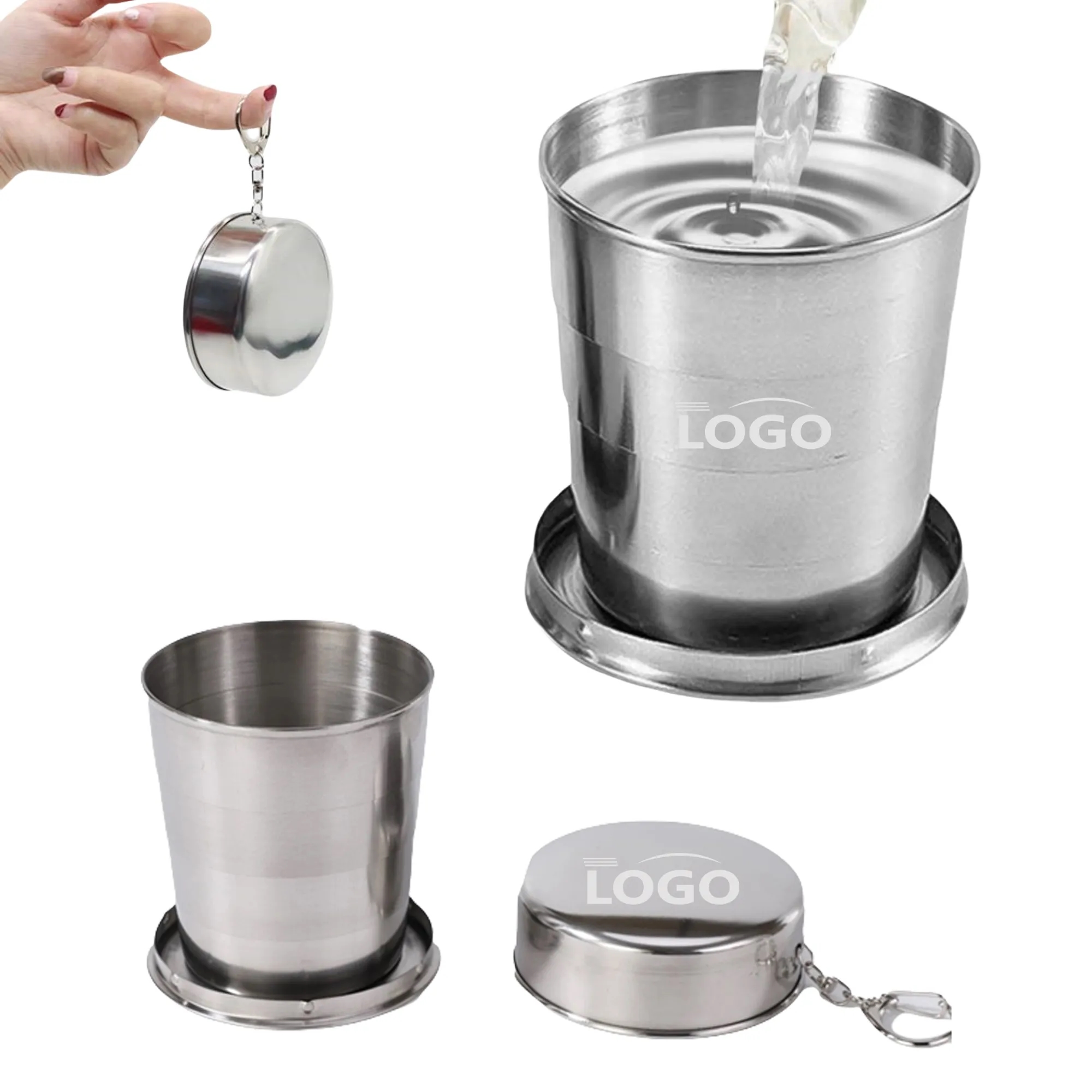 9zoz Collapsible Stainless Steel Mug MOQ20 1