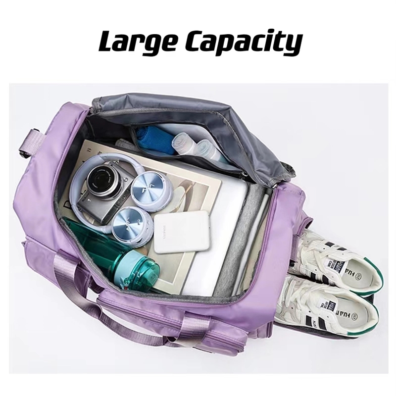 Sports Duffle Bag & Shoes Compartment & Wet Pocket 7