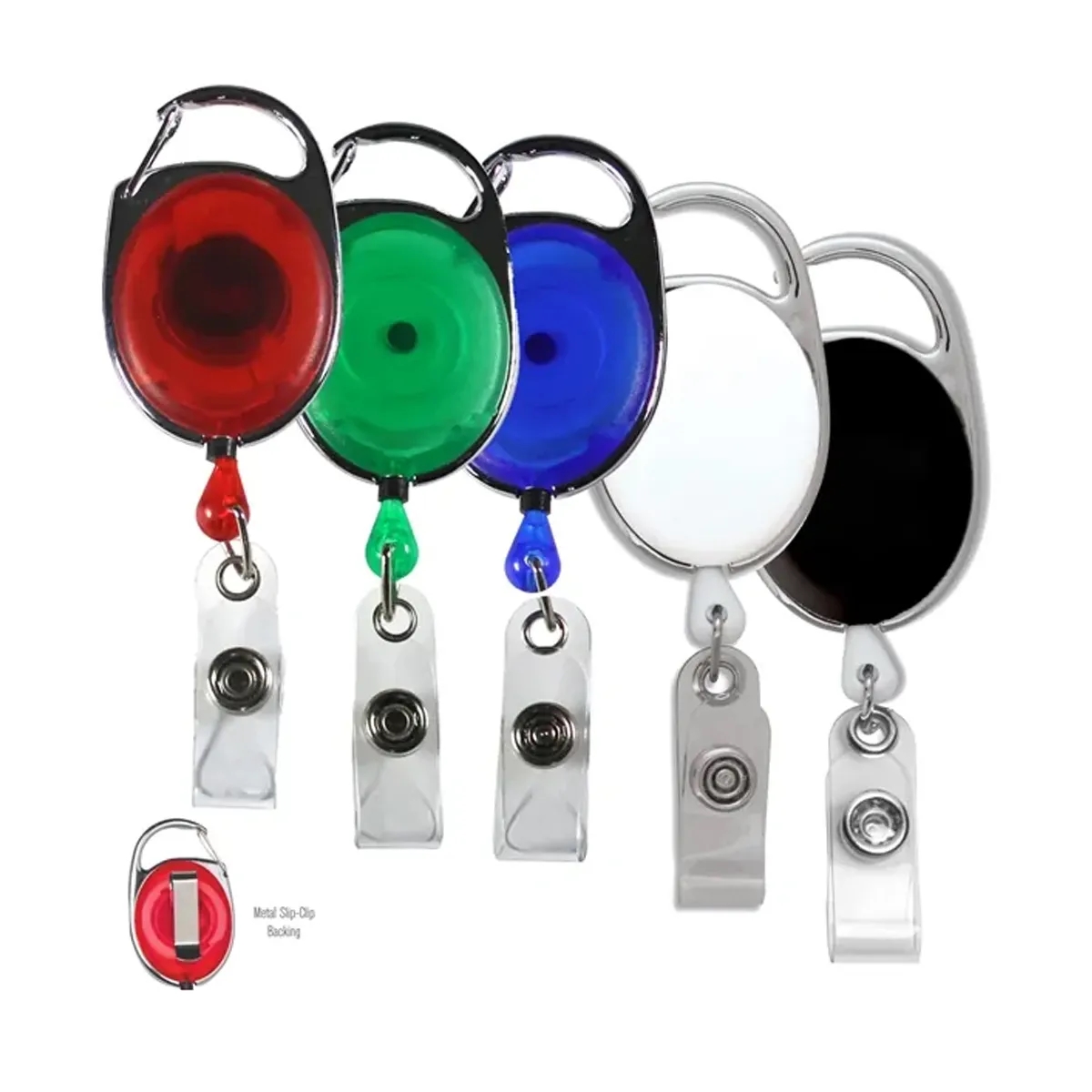 Custom Multicolor Anti-lost Retractable ID Card Badge Holder 7