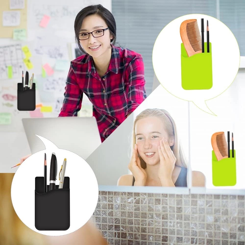 Silicone Cell Phone Sleeve Wallet Holder 2
