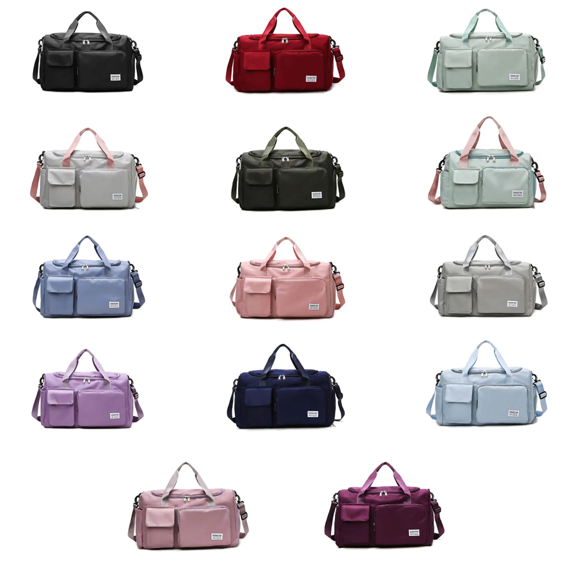 Traveling Shoulder Duffels Bag MOQ 100PCS 3