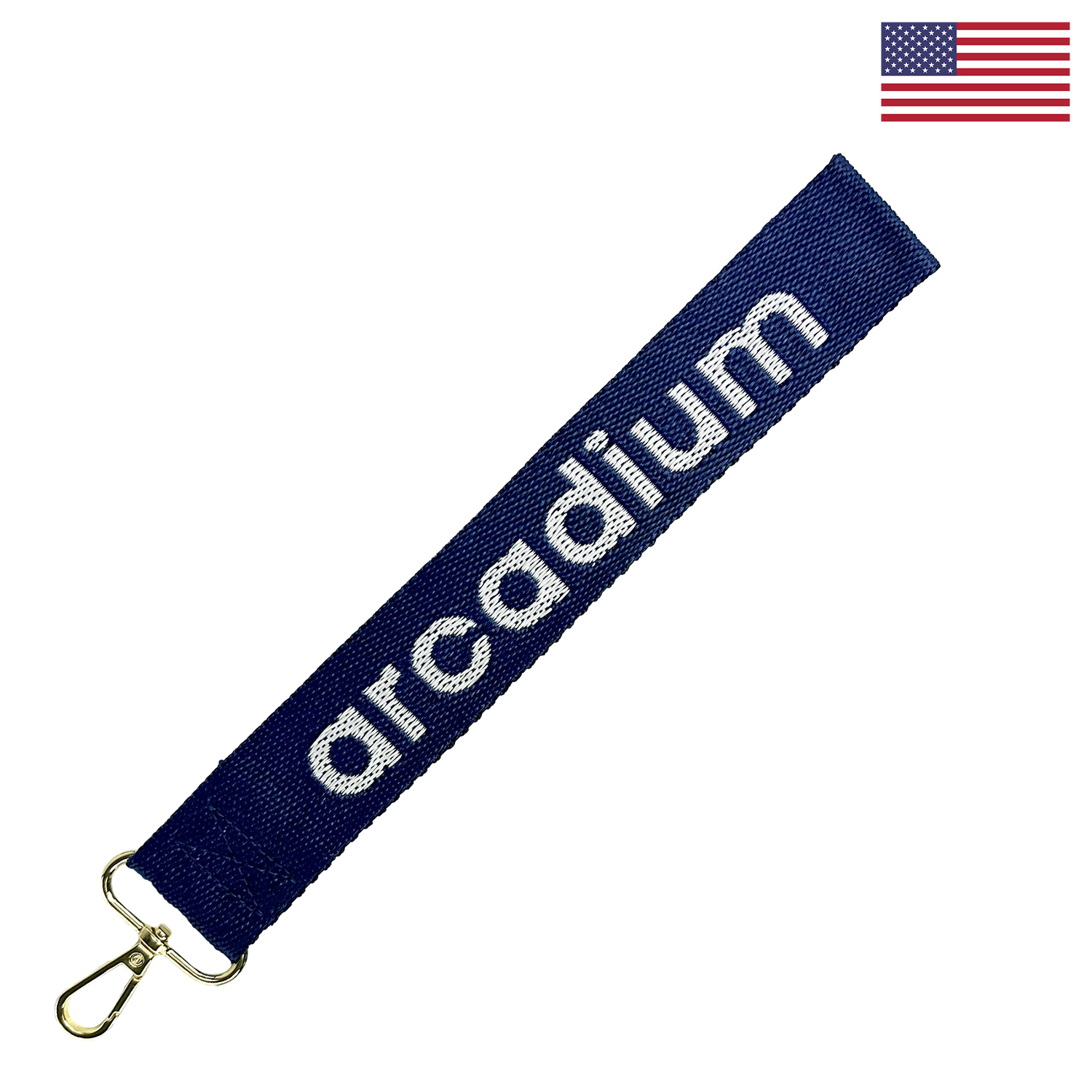 1 ½" x 10" Woven Key Strap w/ Gold-colored Snap Hook 5