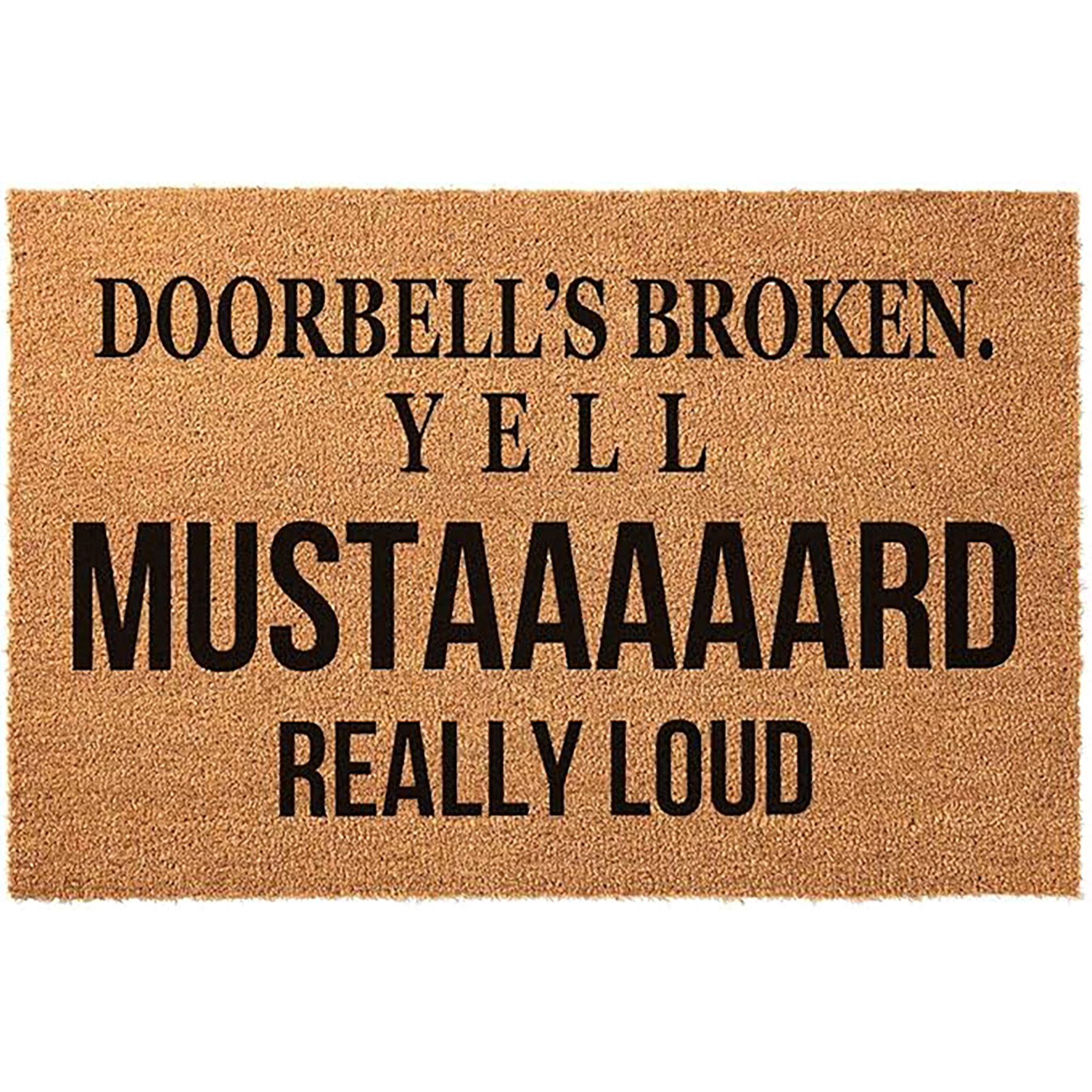 Coconut Shell Fiber Door Mat, Customizable 19