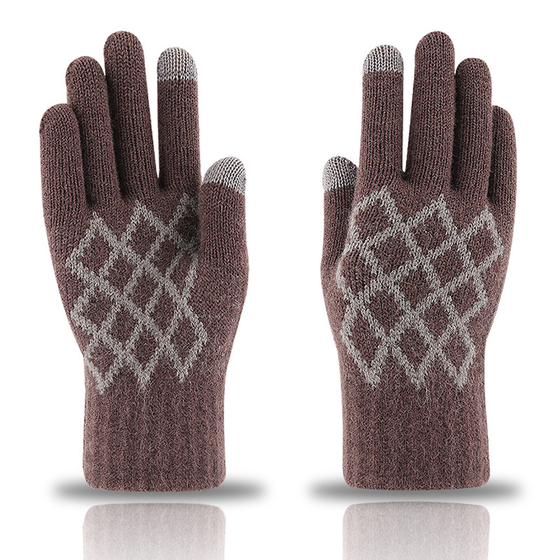 Men's Fleece-Lined Touchscreen Gloves 8