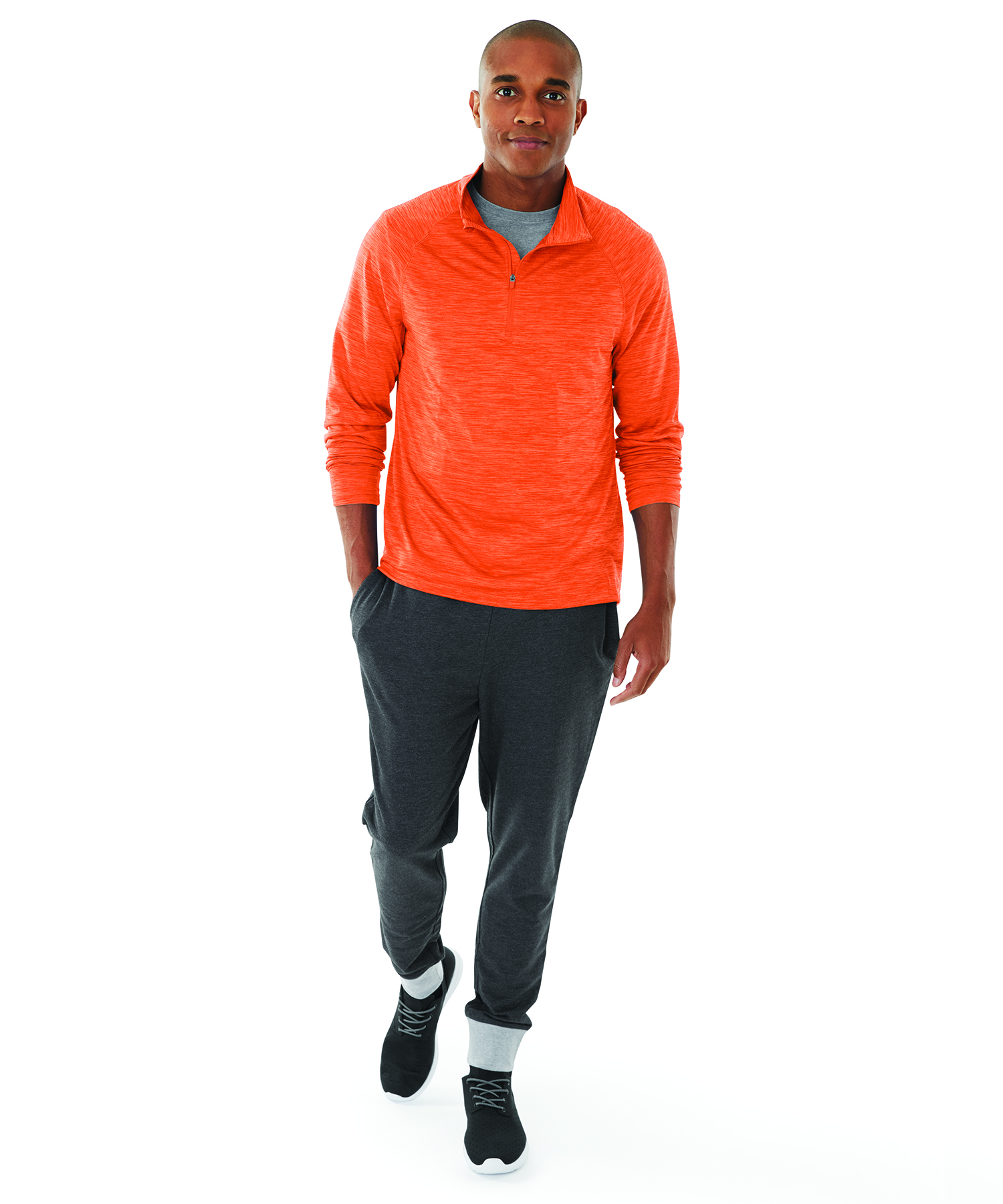 Men's Space Dye Performance Pullover 22