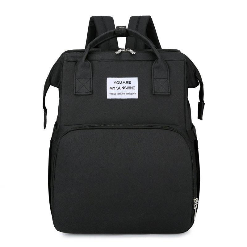 Portable Folding Crib Mommy Bag Backpack 7