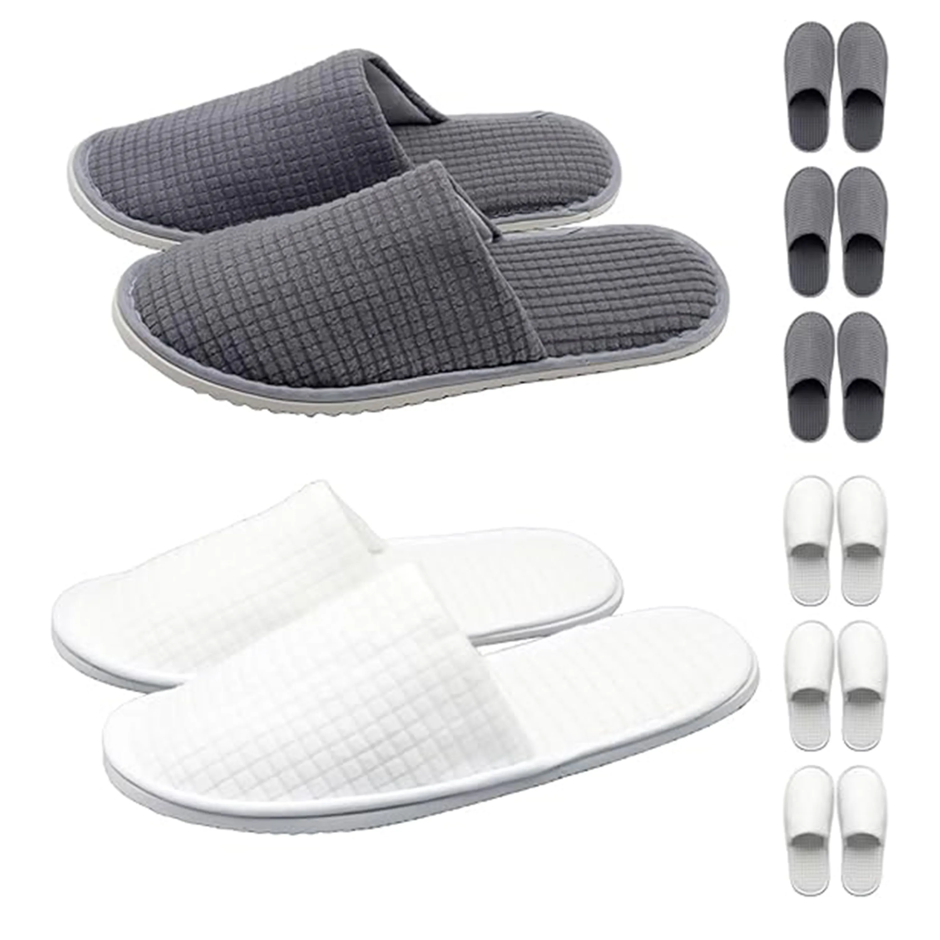 Non Slip Waffle Slippers 8