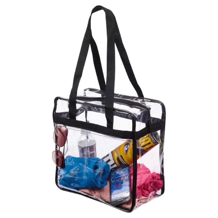 Gameday Clear Zip Shoulder Tote 5