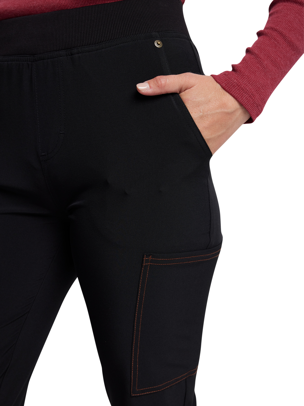 Dickies Riveting Women's Mid Rise Tapered Leg Pull-on Pant