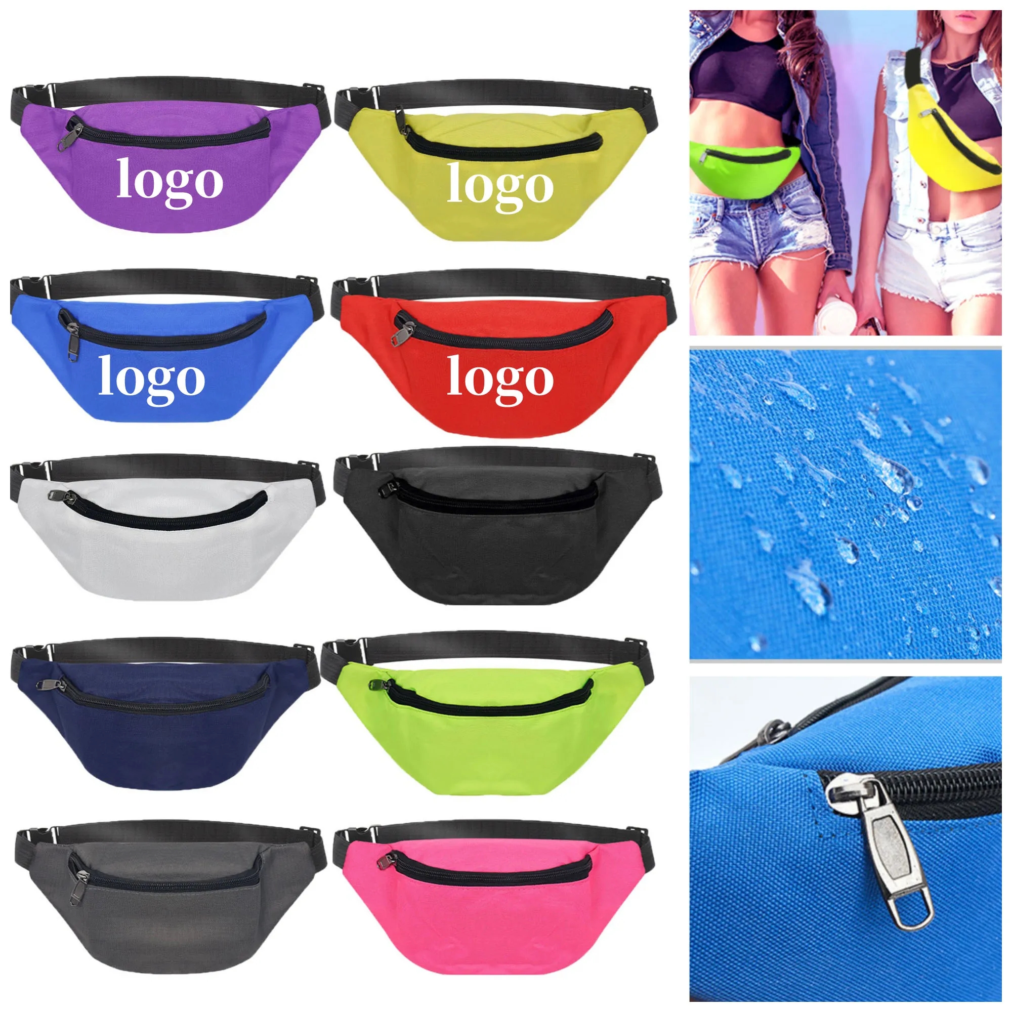Adjustable Fanny Pack Running Waist Bag 7