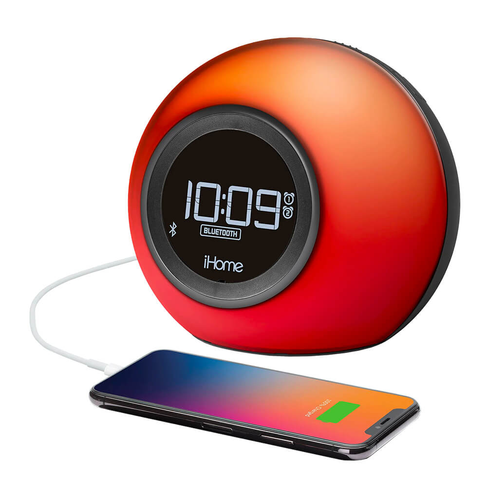 Powerclock Glow Bluetooth Color Changing Alarm Clock IBT295B