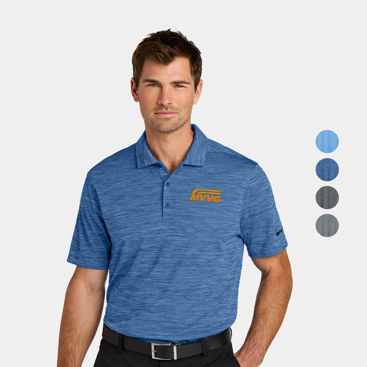 Nike Dri-FIT Men's Polo T- Shirts w/ Screen Print 4.9 oz. 6