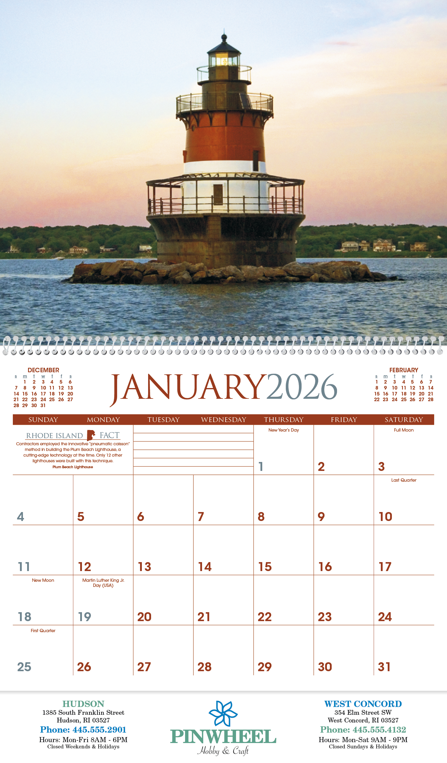 Triumph® Calendars New England Calendar 18