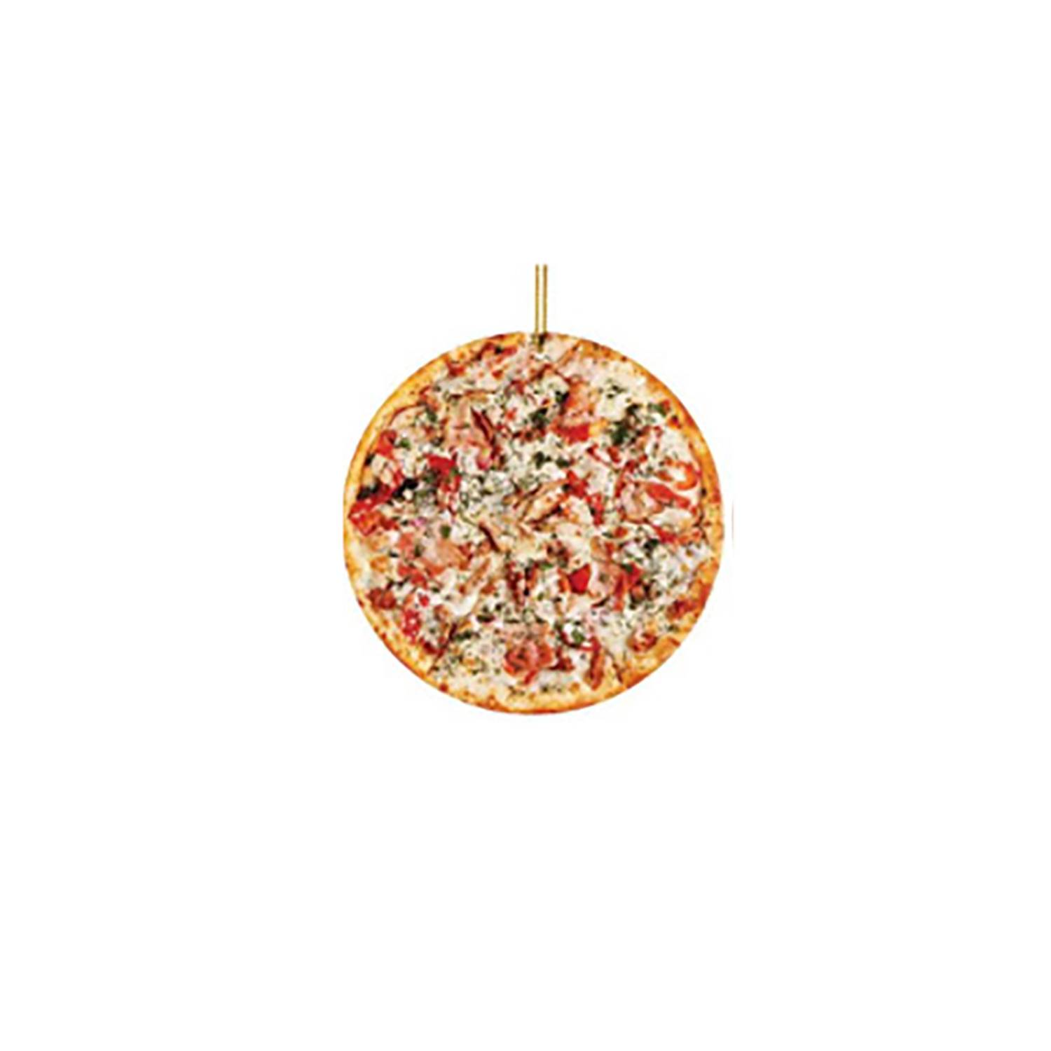 Cute Acrylic Pizza Slice Christmas Ornament for Tree Decor 5