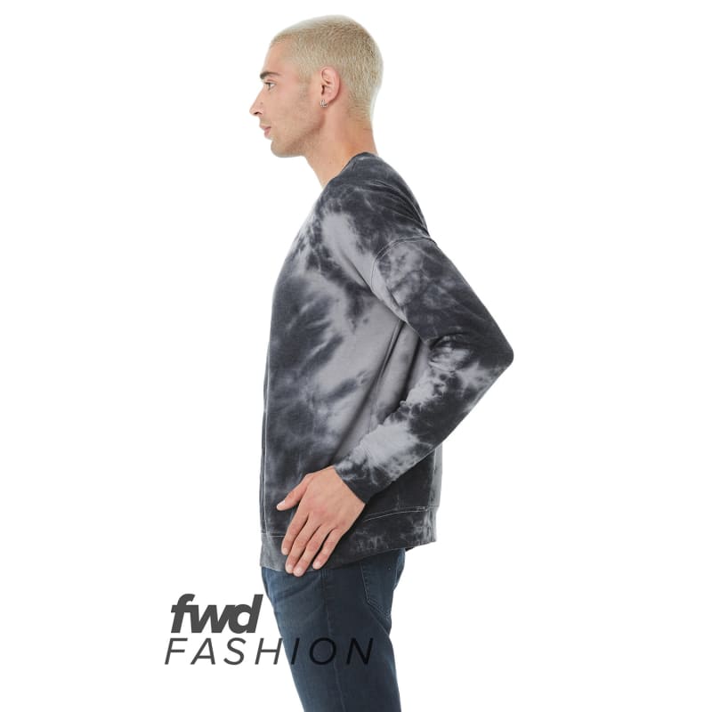 Bella + Canvas FWD Fashion Unisex Tie-Dye Pullover Sweatshirt 23