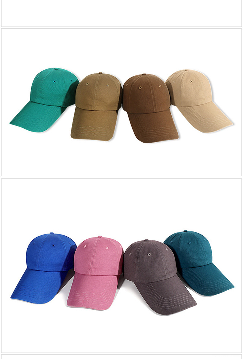 Adjustable Extra Long Bill Baseball Cap Men Women 100% Cotton Visor Hat 6