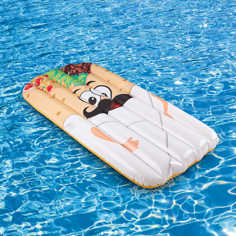 Burrito Inflatable Lounge Pool Float 7