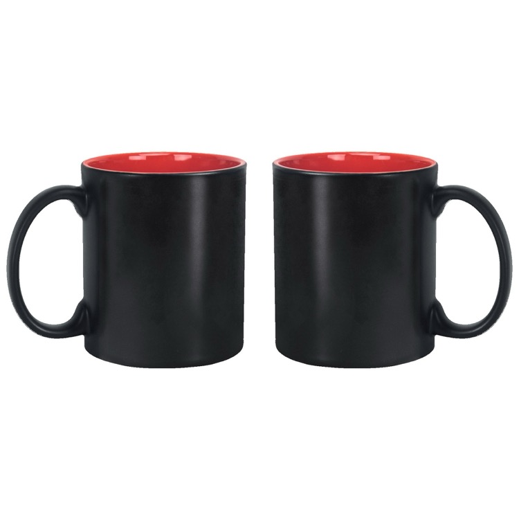 11 Oz. Classic Two Tone Matte Coffee Mug 3