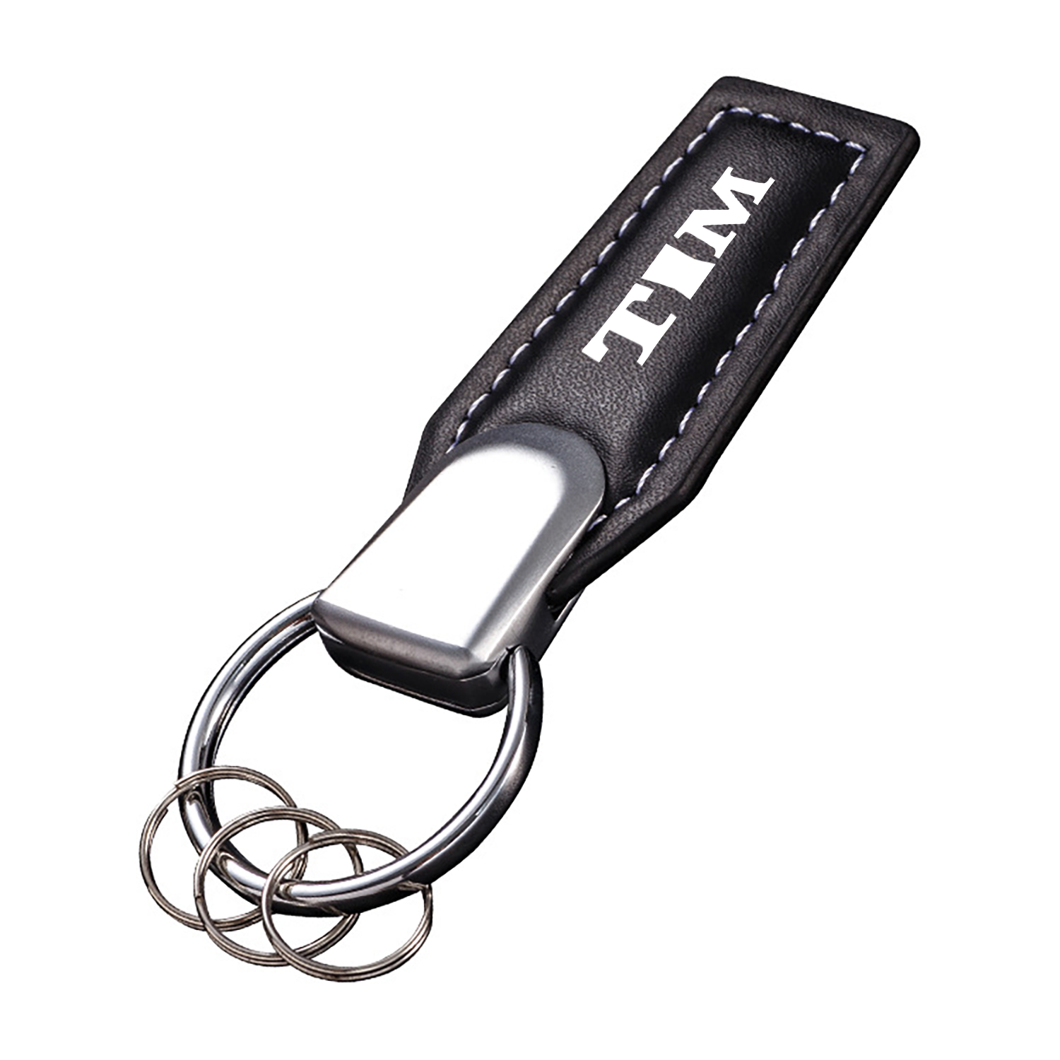 Personalized LOGO Custom PU Leather Keychain