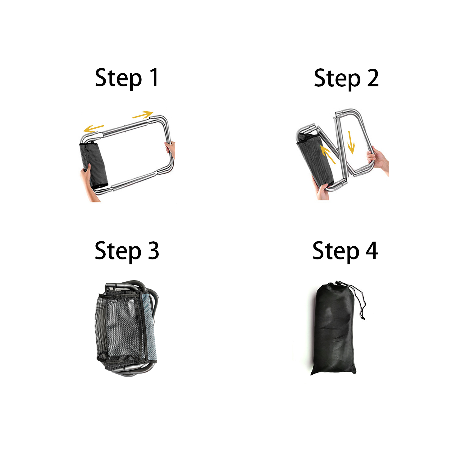Aluminum Campstool Light Folding 1.5 pounds 6