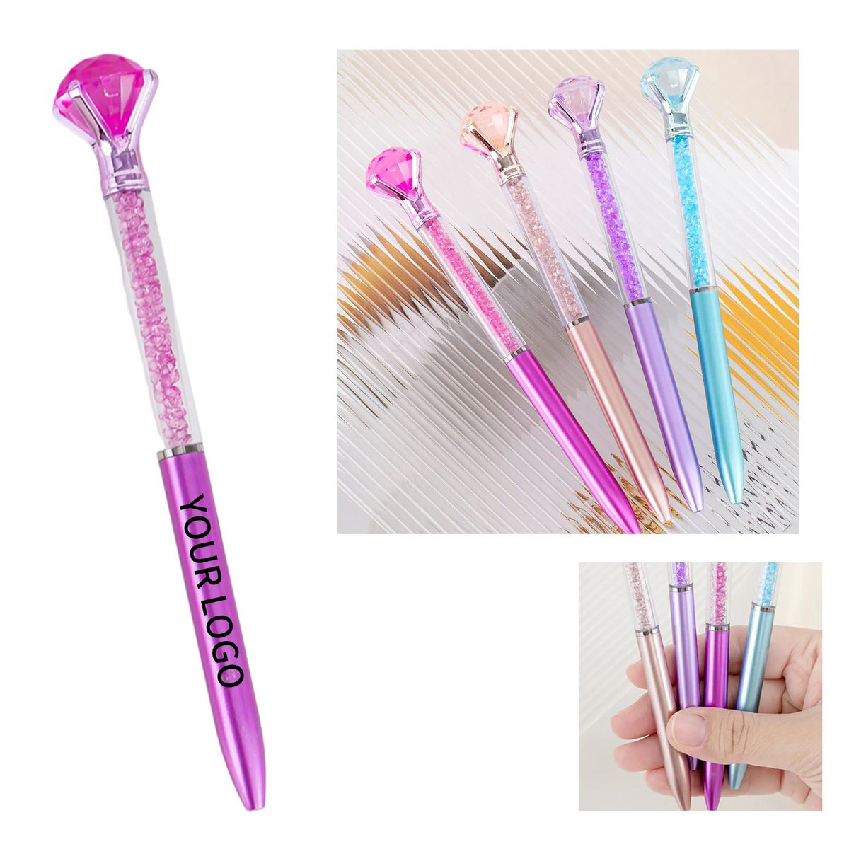 Lightweight Diamond Ballpoint Pen for Office Use 1