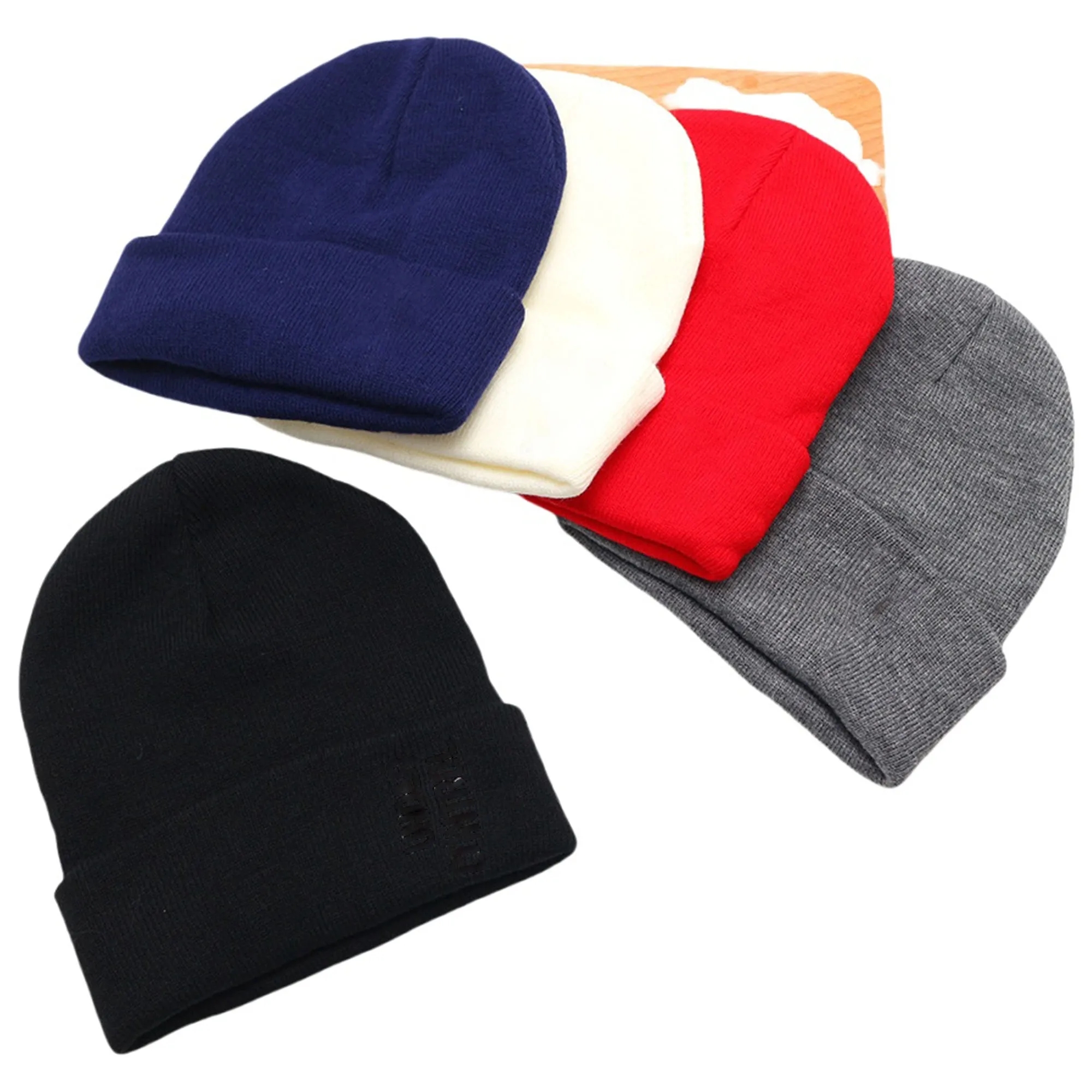 Knitted Beanie Skull Hats Cap 17