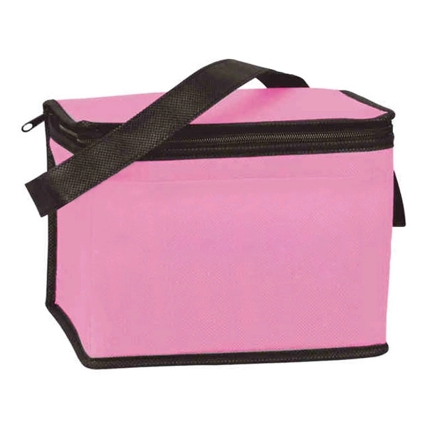 Portable 6 Can Pack Insulated Non Woven Cooler Bag 3