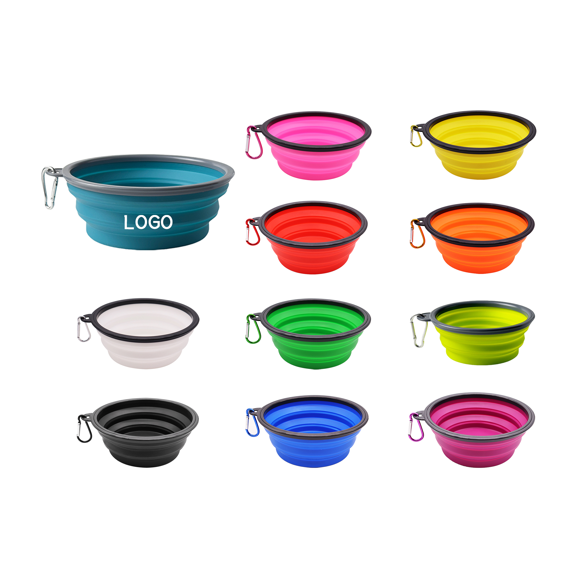 Foldable Pet Dog Feeding Bowl 2