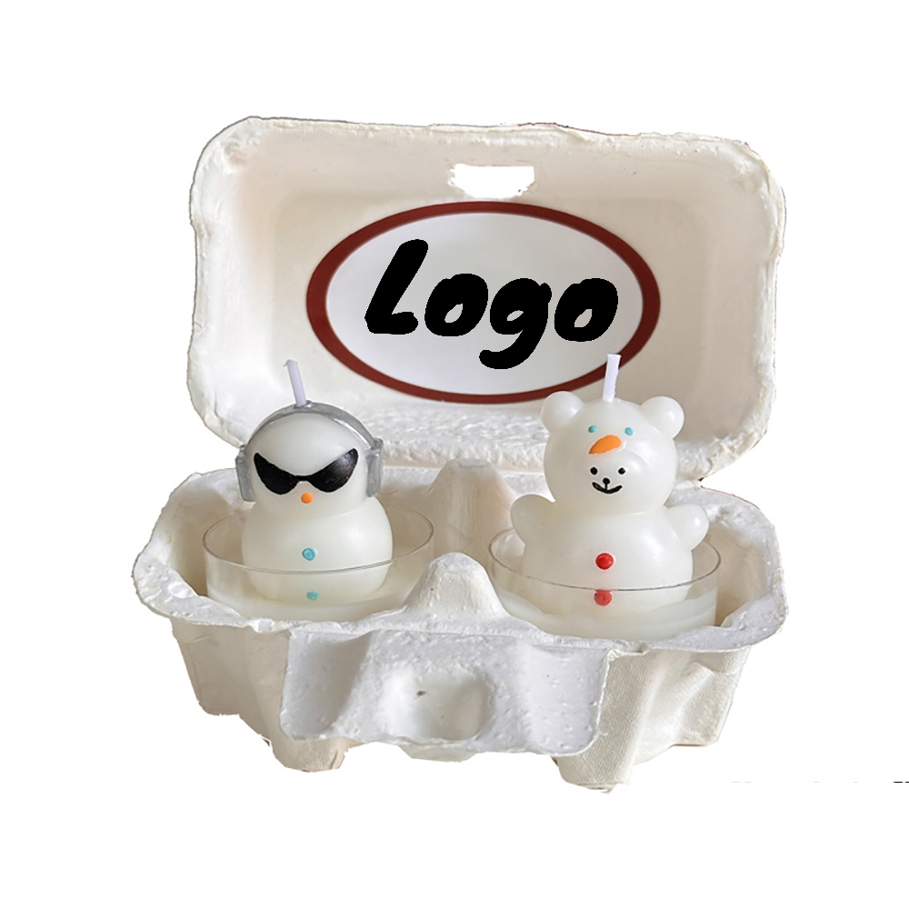 Cute Snowman Christmas Scented Candles 1